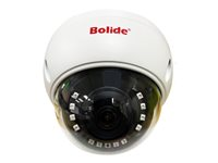 Bolide - Caméra de surveillance - dôme - à l'épreuve du vandalisme/imperméable (Jour et nuit) - 5 MP - 2560 x 1920 - AHD, CVI, TVI, CVBS - DC 12 V BC1509AIR