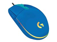 Souris de jeu Logitech G102 LIGHTSYNC - Souris - pour droitiers - optique - 6 boutons - filaire - USB - bleu 910-005801