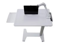 Ergotron Patient eTable - Chariot - pour tablette - médical - blanc - Taille d'écran : 7.9"-13" - Conformité TAA 24-600-A68