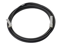 HPE Direct Attach Cable - Câble à attache directe - QSFP+ pour QSFP+ - 3 m - twinaxial 720199-B21