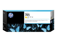 HP 745 - 300 ml - haute capacité - jaune - original - DesignJet - cartouche d'encre - pour DesignJet Z2600 PostScript, Z5600 PostScript F9K02A