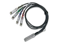 NVIDIA - Câble en cuivre à connexion directe 100GBase - QSFP28 pour SFP28 - 3.5 m - passif, hybride 980-9I48X-00C03A