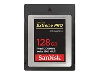 SanDisk Extreme Pro - Carte mémoire flash - 128 Go - CFexpress SDCFE-128G-GN4NN