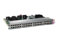 Cisco Line Card E-Series - Commutateur - 48 x 10/100/1000 (PoE+) - Module enfichable - PoE+ WS-X4748-RJ45V+E=