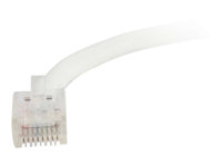 C2G Câble de raccordement réseau Cat5e non amorcé non blindé (UTP) - Cordon de raccordement - RJ-45 (M) pour RJ-45 (M) - 3 m - UTP - CAT 5e - bloqué, uniboot - blanc 83124