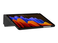 Incipio Faraday Folio - Étui à rabat pour tablette - Plextonium, cuir vegan - noir - 11" - pour Samsung Galaxy Tab S7 (11 ") SA-1059-BLK