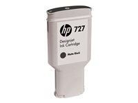 HP 727 - 300 ml - haute capacité - noir mat - original - DesignJet - cartouche d'encre - pour DesignJet T1500, T1530, T2500, T2530, T920, T930 C1Q12A