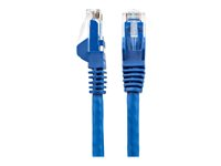 StarTech.com Câble Ethernet CAT6 1m - LSZH (Low Smoke Zero Halogen) - Cordon RJ45 UTP Anti-accrochage 10 GbE LAN - Câble Réseau Internet 650MHz 100W PoE - Bleu - Snagless - 24AWG (N6LPATCH1MBL) - Cordon de raccordement - RJ-45 (M) pour RJ-45 (M) - 1 m - 6 mm - UTP - CAT 6 - sans crochet - bleu N6LPATCH1MBL