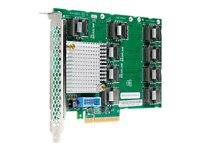 HPE SAS Expander Card - Carte de mise à niveau de contrôleur de stockage - 26 Canal - SATA 6Gb/s / SAS 12Gb/s - PCIe - pour ProLiant DL560 Gen10 873444-B21