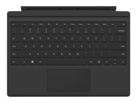 Microsoft Surface Pro Type Cover (M1725) - Clavier - avec trackpad, accéléromètre - AZERTY - Français - noir - démo, commercial - pour Surface Pro (Mi-2017), Pro 3, Pro 4 HHA-00004
