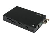 StarTech.com Convertisseur Gigabit Ethernet sur Fibre Optque avec Gestion OAM - Multimode LC 500 m - Conforme à 802.3ah - Convertisseur de média à fibre optique - GigE - 1000Base-LX, 1000Base-SX, 1000Base-TX, 1000Base-T - RJ-45 / LC multi-mode - jusqu'à 550 m - 850 nm - pour P/N: SVA12M2NEUA, SVA12M5NA ET91000LCOAM