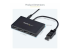 MSTDP124DP - StarTech.com Splitter multi-écrans DisplayPort vers 4x DisplayPort - Angle droit