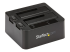 SDOCK2U313 - StarTech.com Dock pour Disques Durs 2 Baies, USB 3.1 à 2,5/3,5" SATA III - Angle gauche