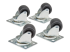 SRCASTER - Eaton Tripp Lite Series SmartRack Rolling Caster Kit, 4 pack - De face