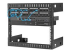 RK812WALLO - StarTech.com Rack Réseau Mural 8U à 2 Montants, Rack Serveur 19" à Cadre Ouvert, Profondeur 12", Rack de Données Mural pour IT/AV/Panneau de Patch/Equipement IT - Angle gauche