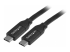 USB2C5C4M - StarTech.com Câble USB-C vers USB-C avec Power Delivery (5A) de 4 m - Gros plan