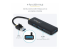 H5A4A-USB-HUB - StarTech.com 4-Port USB-A Hub, 5Gbps, Bus Powered, Small Travel Mini Hub - Angle droit