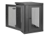 SRW12U - Eaton Tripp Lite Series 12U Wall Mount Rack Enclosure Server Cabinet w/ Door & Side Panels - Angle droit