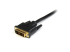 HDMIDVIMM6 - StarTech.com Câble HDMI vers DVI de 1,8 m, câble d'affichage DVI-D vers HDMI (1920 x 1200p), noir, adaptateur de câble HDMI mâle vers DVI-D mâle 19 broches, câble de moniteur numérique, M/M, lien unique - Gros plan