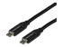 USB2C5C2M - StarTech.com Câble USB-C vers USB-C avec Power Delivery 5A de 2 m - Gros plan