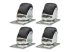 SRCASTER - Eaton Tripp Lite Series SmartRack Rolling Caster Kit, 4 pack - Retour