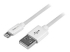 USBLT2MW - StarTech.com Câble Apple® Lightning vers USB pour iPhone, iPod, iPad 2 m Blanc - Gros plan