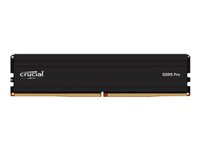 Crucial - DDR5 - module - 24 Go - DIMM 288 broches - 5600 MHz / PC5-44800 - CL46 - 1.1 V - mémoire sans tampon - on-die ECC - noir CP24G56C46U5T